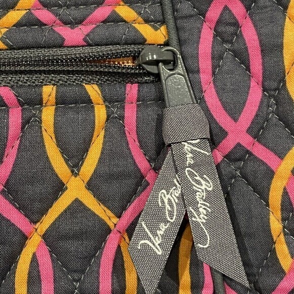 Vera Bradley Jazzy Swirls Hipster Crossbody Shoulder Bag Purse EUC - Picture 8 of 12